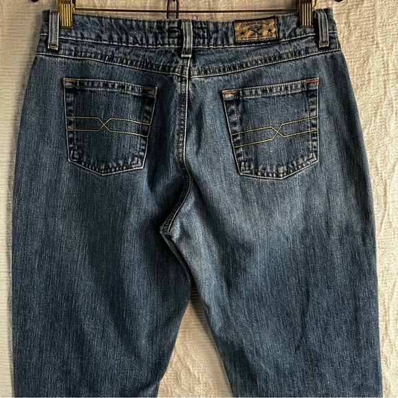 Twenty X Jackson Baggy Rise Blue Jeans Size 9/10 x 34 Western Cowgirl Denim Work - Picture 10 of 16
